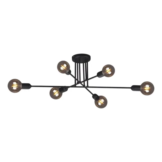 Lampa sufitowa Sitya - czarna, duża