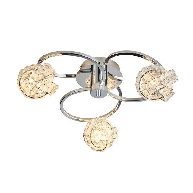 Lampa sufitowa Talia - kolor srebrny - 76285