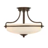 Lampa sufitowa Griffin  - kolor biały, brązowy - QZ/GRIFFIN/SFSPN