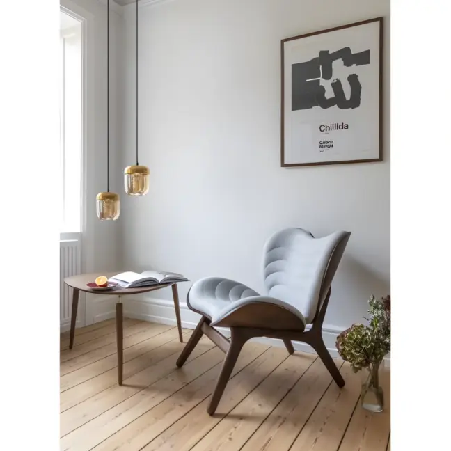 Lampa wisząca Acorn  - kolor beżowy, mosiądz, złoty - 2215