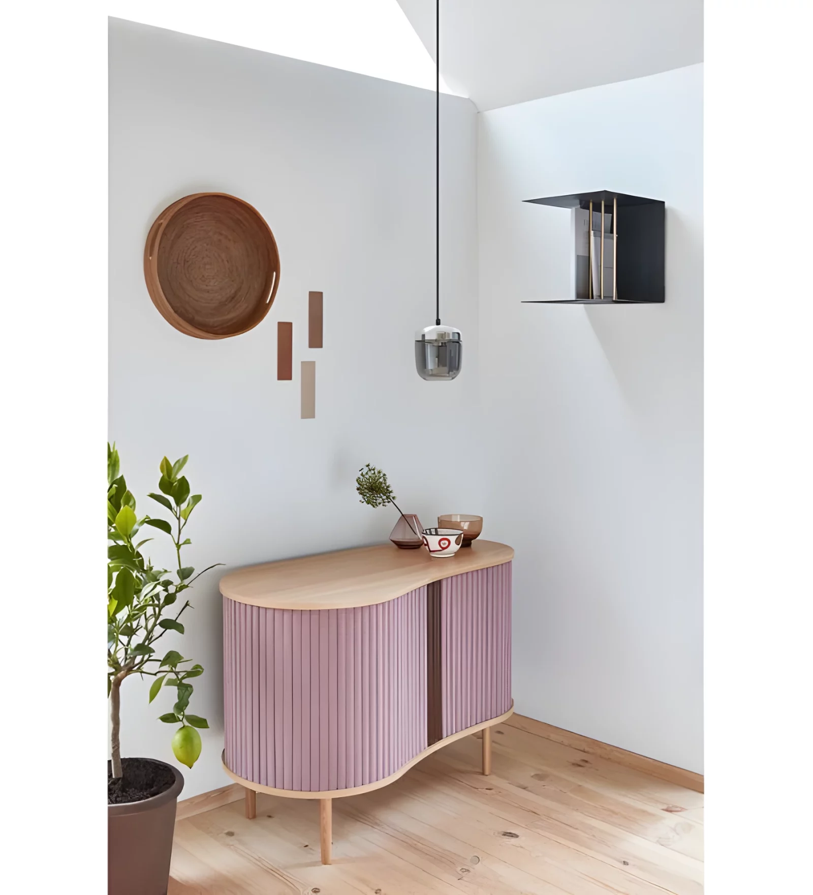 Lampa wisząca Acorn - kolor srebrny, Szary - 2214