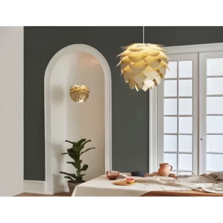 Lampa wisząca Aluvia - kolor mosiądz, złoty - 2121