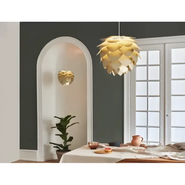 Lampa wisząca Aluvia Mini - kolor mosiądz, złoty - 2122