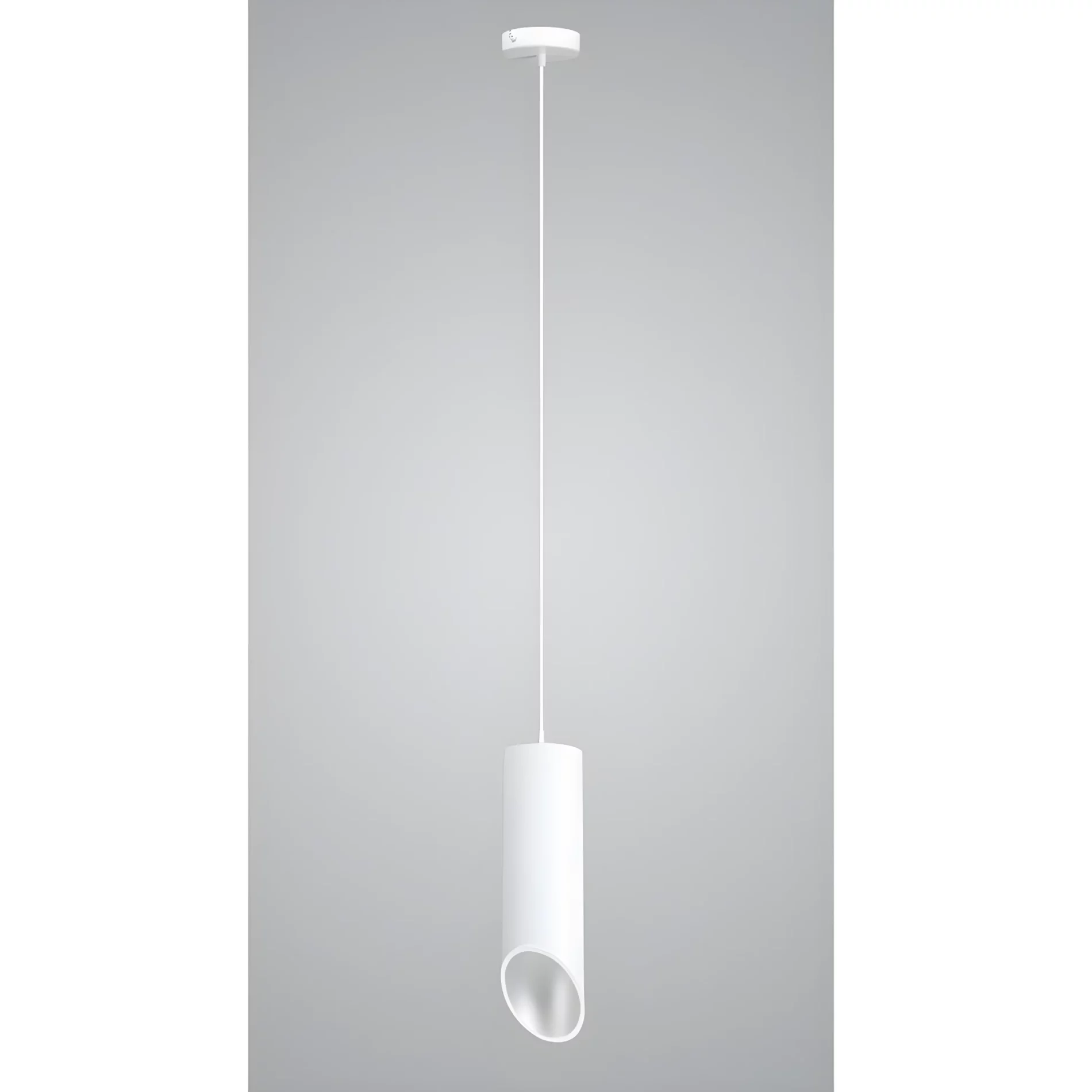 Lampa wisząca California - kolor biały, srebrny - P8372-1L W/S