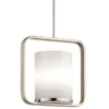 Lampa wisząca City Lights - kolor biały, srebrny - KL/CITY LOFT/P/M