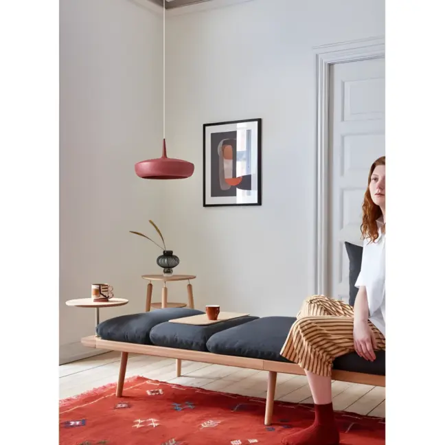 Lampa wisząca Clava Dine Red Earth - kolor różowy, Czerwony - 2301