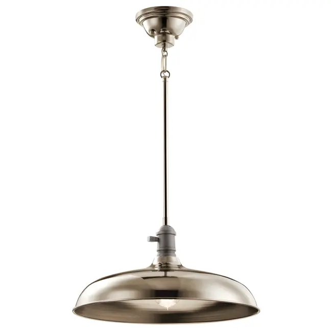 Lampa wisząca Cobson - kolor srebrny - KL/COBSON/P PN