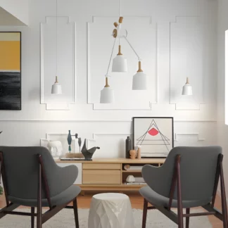 Lampa wisząca Danika - kolor biały - KL/DANIKA3