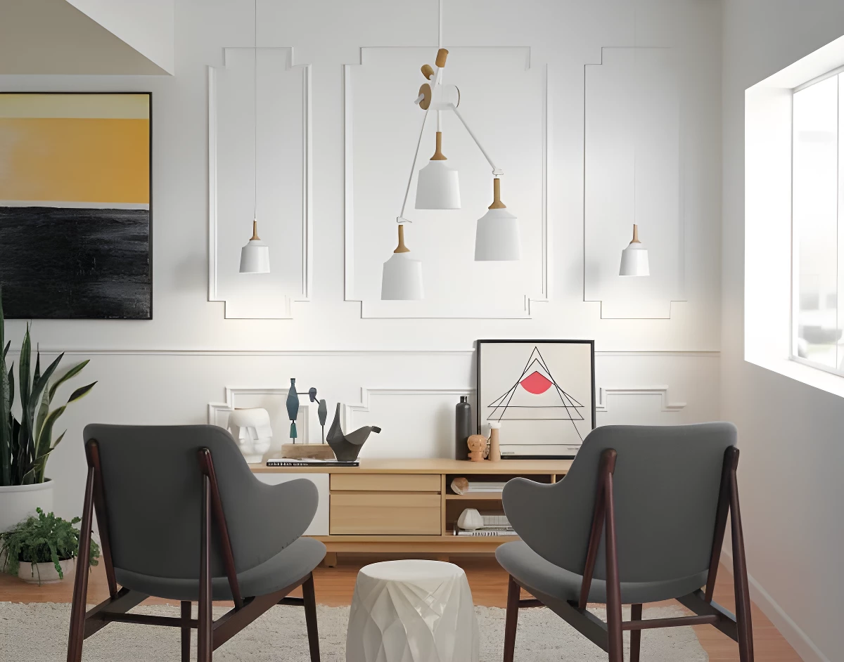 Lampa wisząca Danika - kolor biały - KL/DANIKA3