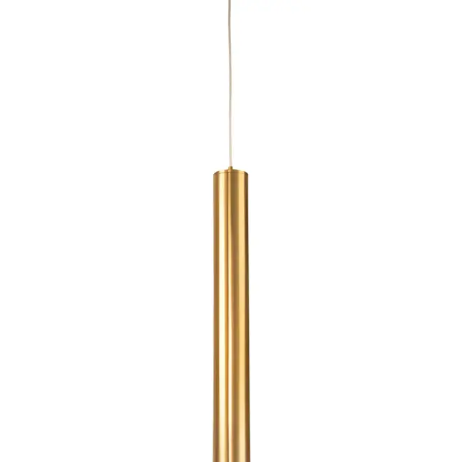 Złota tuba - lampa wisząca Austin do łazienki i kuchni