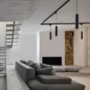 Lampa wisząca Eye - kolor Czarny - 9338