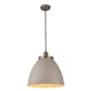 Lampa wisząca Franklin  - kolor mosiądz, Szary - 76327