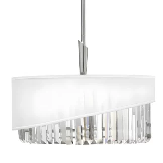 Lampa wisząca Gigi - kolor biały, srebrny - HK/GIGI/3P