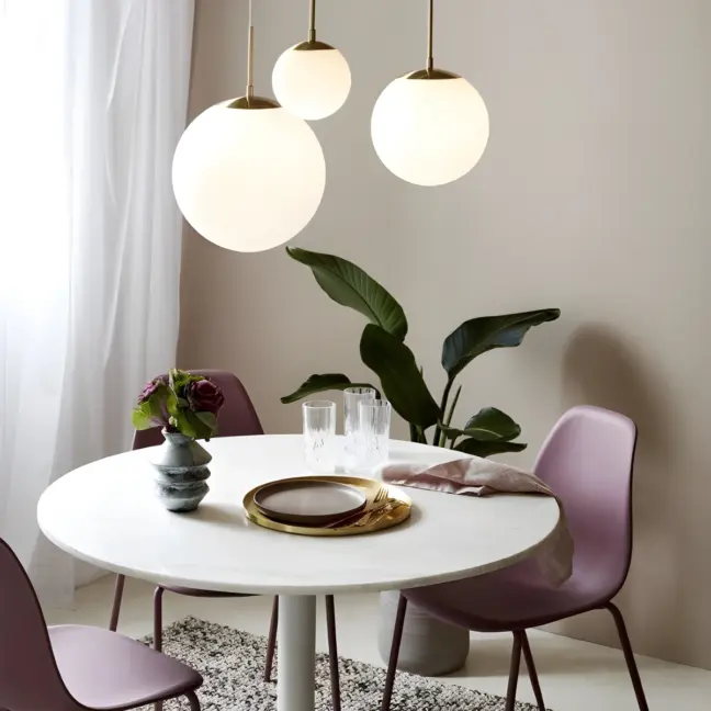 Lampa wisząca Grant 15 nad stolik kawowy w salonie