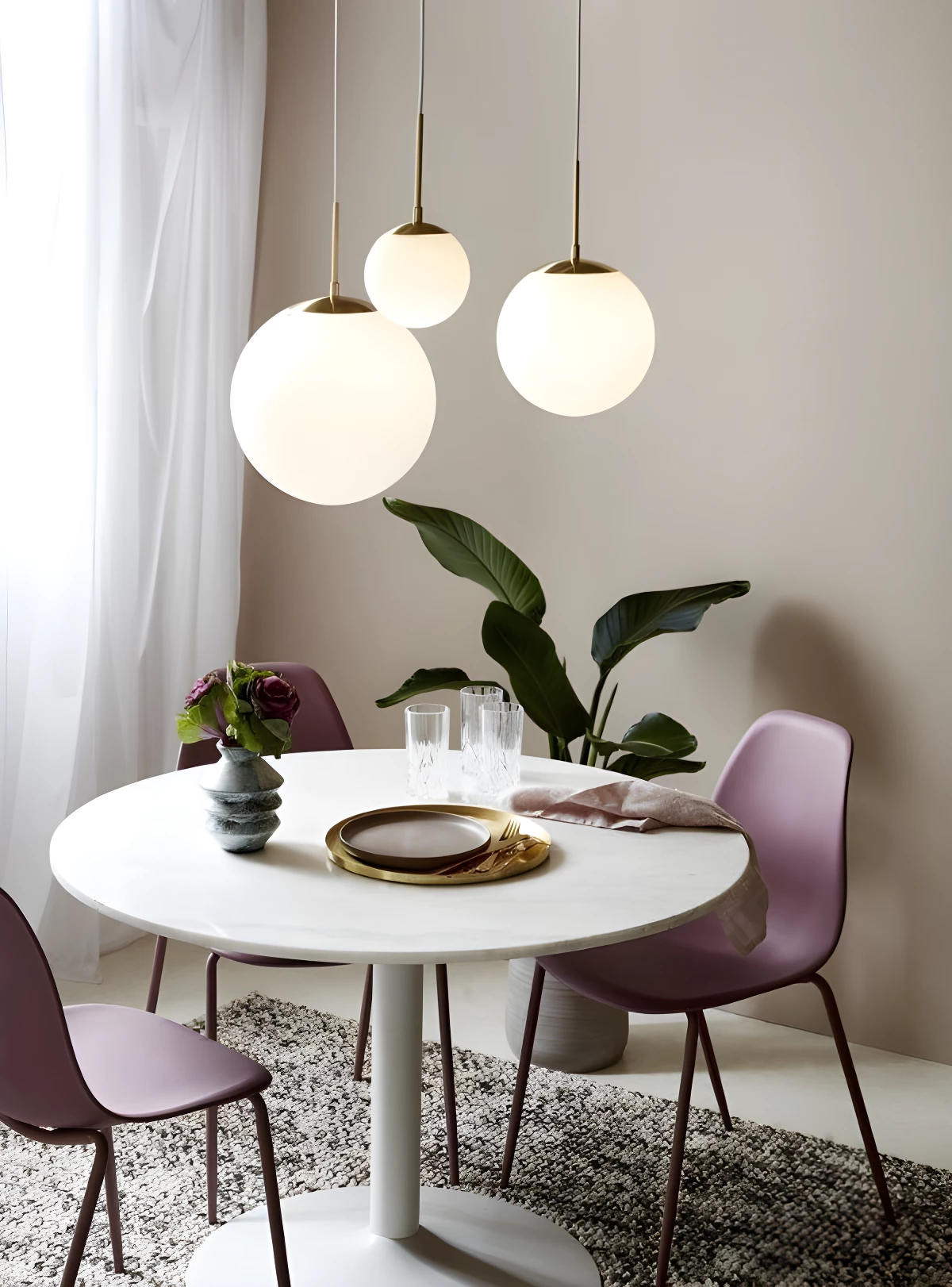 Lampa wisząca Grant 15 nad stolik kawowy w salonie