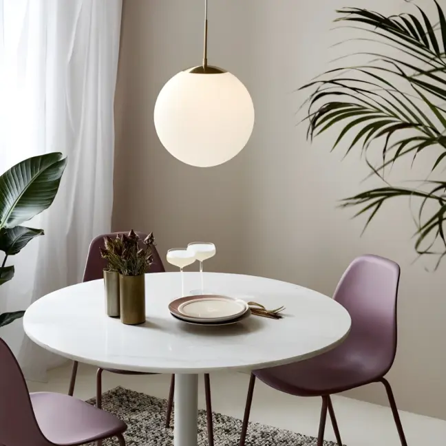 Lampa wisząca Grant 35 nad stolik w salonie