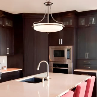 Lampa wisząca Griffin - kolor biały, srebrny - QZ/GRIFFIN/P C