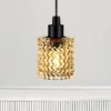 Lampa wisząca Hollywood  - kolor beżowy, transparentny - 46483027