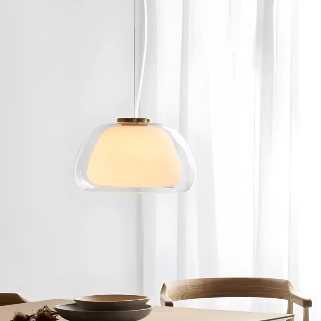 Lampa wisząca Jelly nad stół w stylowej jadalni