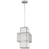 Lampa wisząca Kenney - kolor biały, srebrny - FE/KENNEY/MP