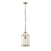 Lampa wisząca Lamberth - kolor transparentny, złoty - 69454