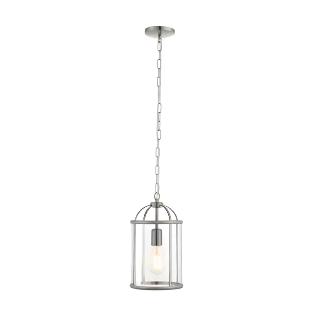 Lampa wisząca Lambeth - kolor srebrny, transparentny - 70323