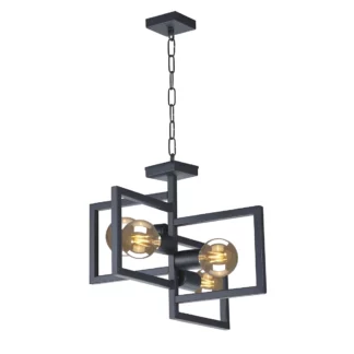 Lampa wisząca Lavaya - kolor Czarny - K-4036