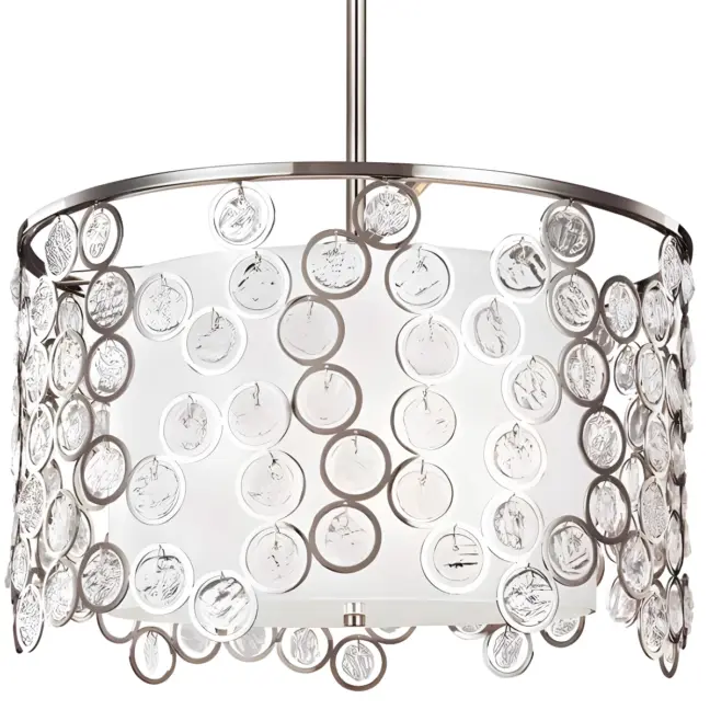 Lampa wisząca Lexi - kolor biały, srebrny - FE/LEXI/P