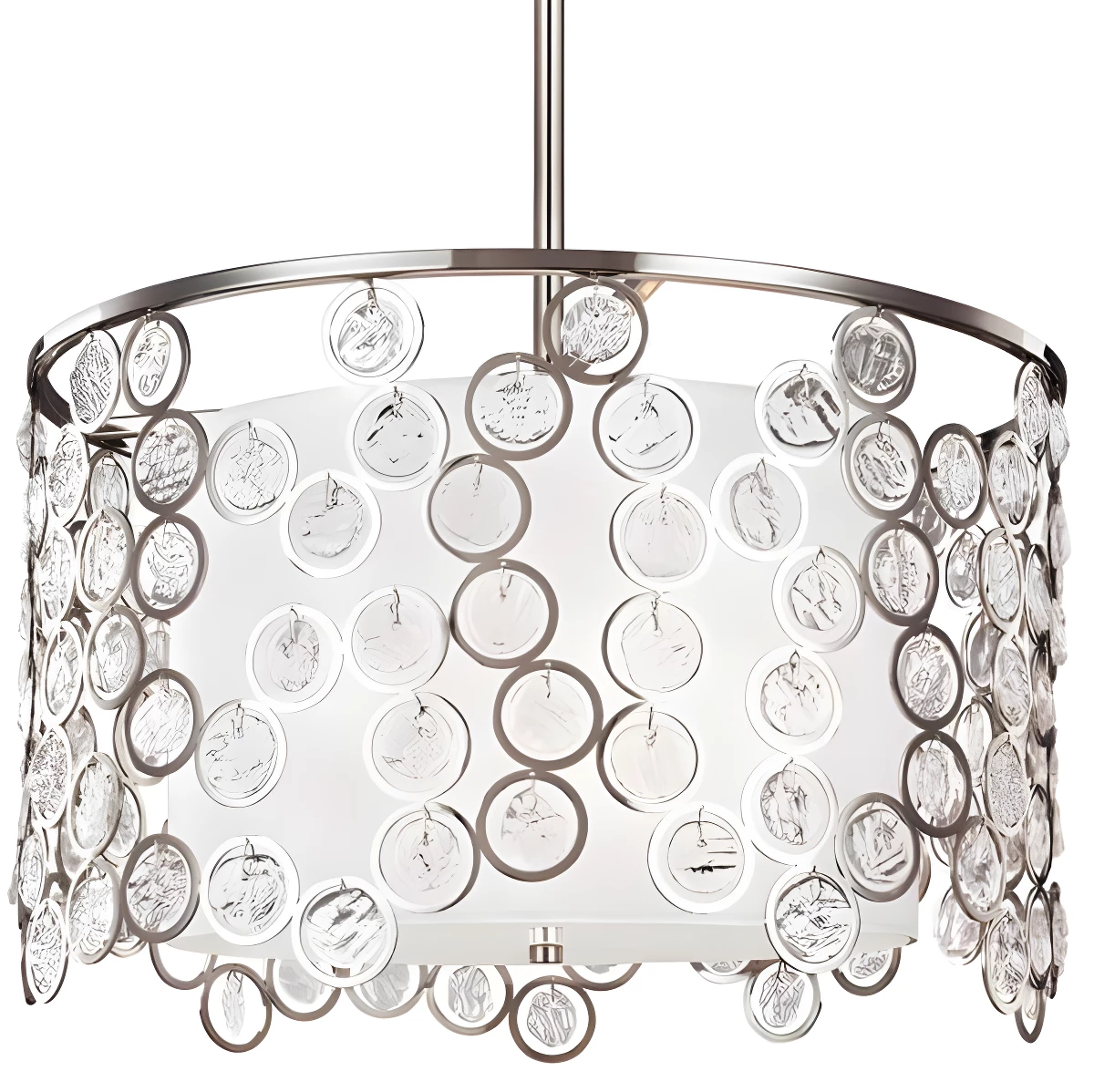 Lampa wisząca Lexi - kolor biały, srebrny - FE/LEXI/P
