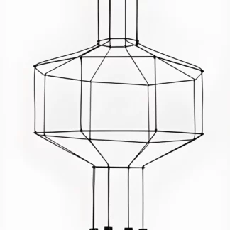 Lampa wisząca Linea do nowoczesnego salonu