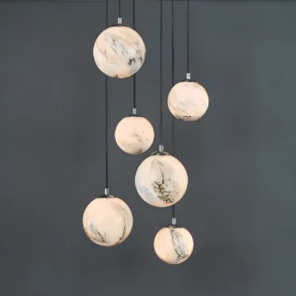 Lampa wisząca Mikara do stylowego salonu