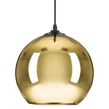 Lampa wisząca Mirror Glow M nad wyspę w kuchni