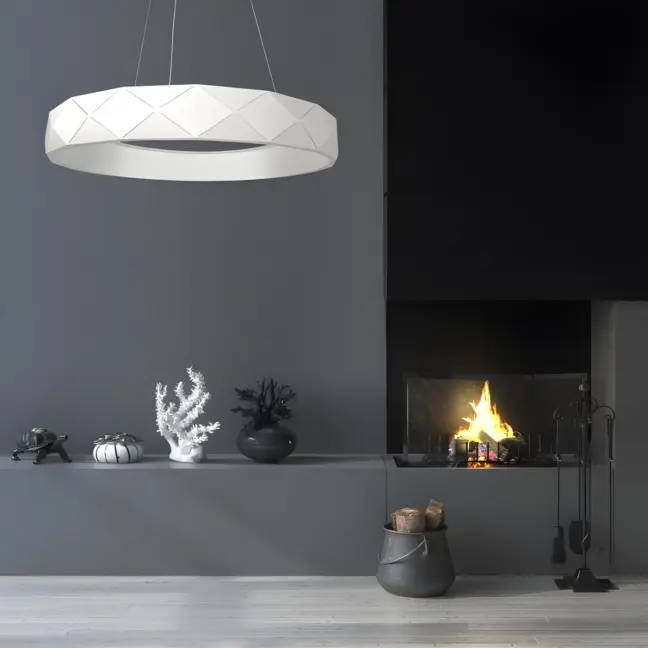 Lampa wisząca na linkach do salonu Reus - LED