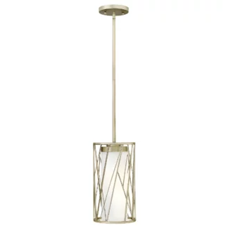 Lampa wisząca Nest  - kolor biały, srebrny - HK/NEST/P/A SL