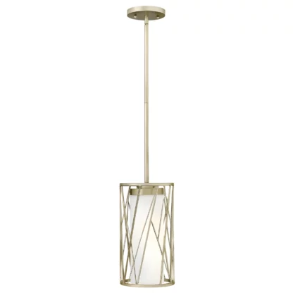Lampa wisząca Nest  - kolor biały, srebrny - HK/NEST/P/A SL