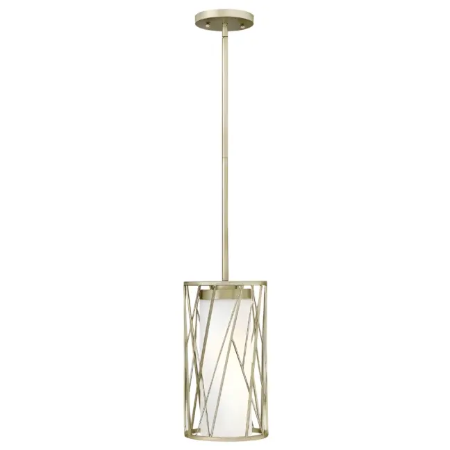 Lampa wisząca Nest - kolor biały, srebrny - HK/NEST/P/A SL