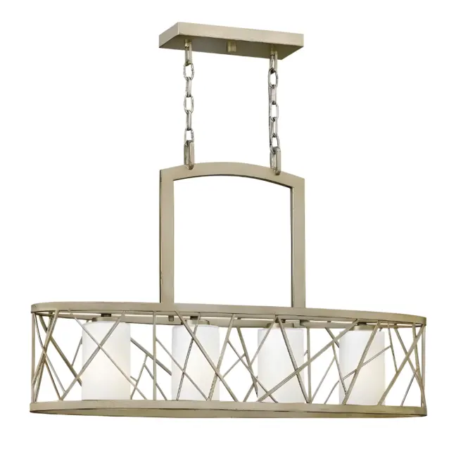 Lampa wisząca Nest - kolor srebrny - HK/NEST4 ISLE SL