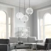 Lampa wisząca Oberlin - kolor srebrny - FE/OBERLIN/P/S