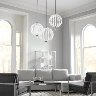 Lampa wisząca Oberlin - kolor srebrny - FE/OBERLIN/P/S