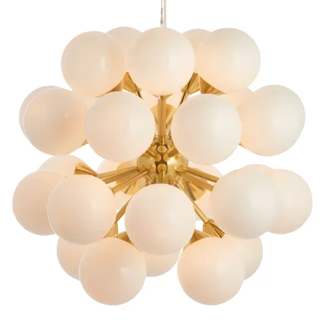 Lampa wisząca Oscar - dużo szklanych kul