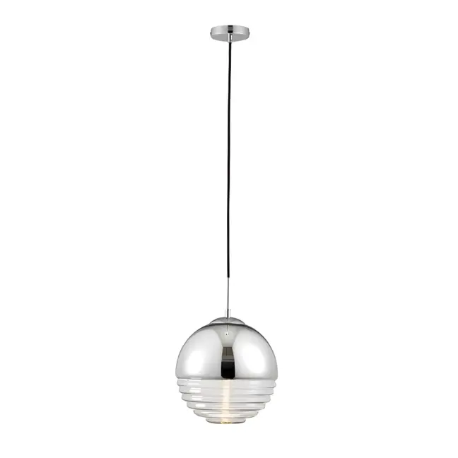 Lampa wisząca Paloma - kolor srebrny, transparentny - 68959