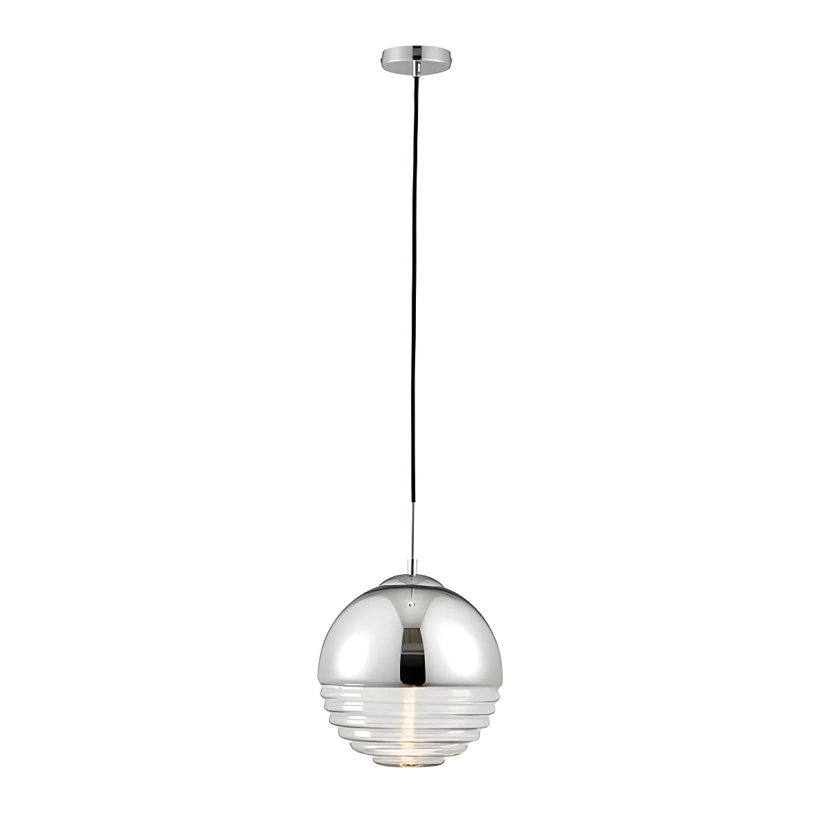Lampa wisząca Paloma - kolor srebrny, transparentny - 68959