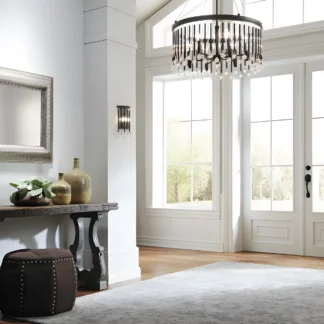 Lampa wisząca Piper - kolor brązowy - KL/PIPER/6P