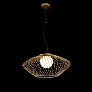 Lampa wisząca Plec do pokoju dziennego