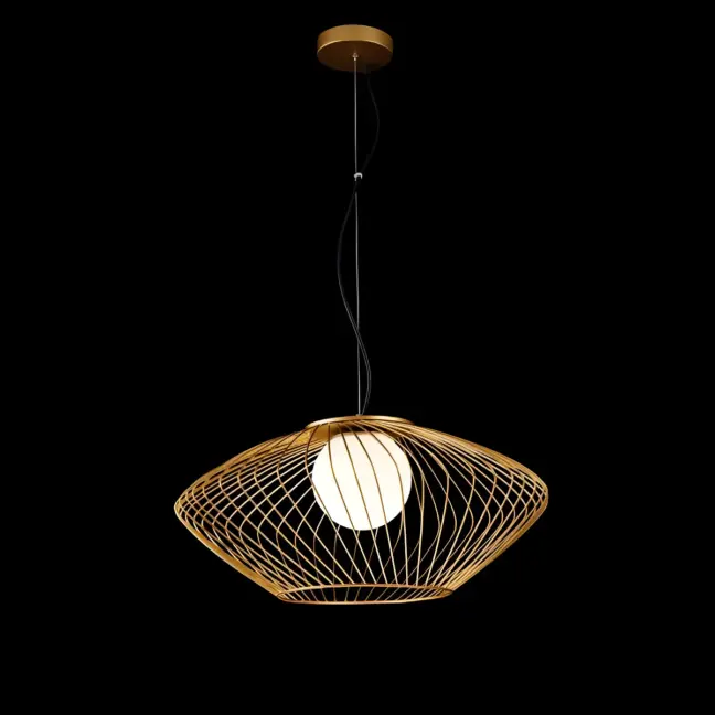 Lampa wisząca Plec do pokoju dziennego