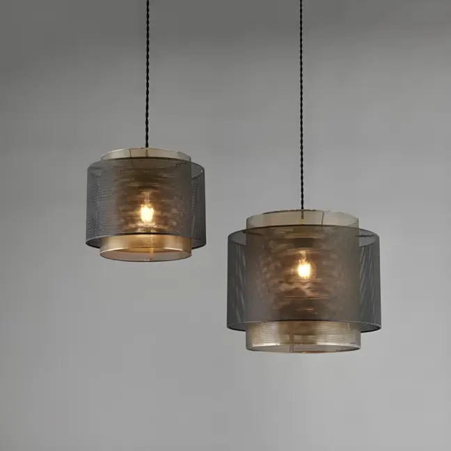 Lampa wisząca Plexus - kolor złoty, Czarny - 72831