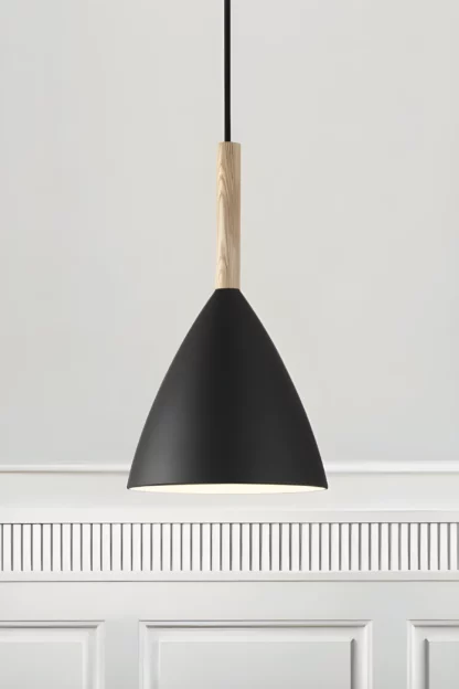 Lampa wisząca  Pure  - kolor Czarny - 43293003
