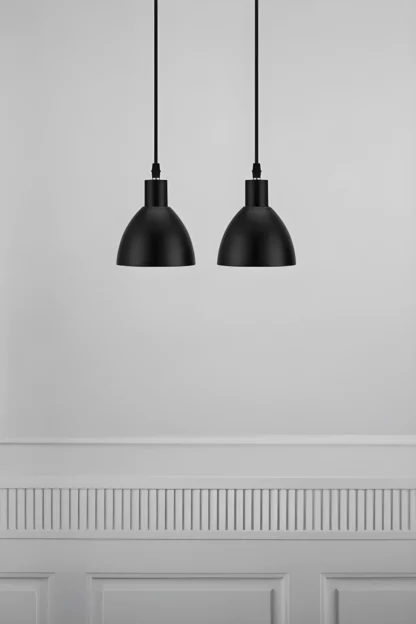 Lampa wisząca Ray - kolor Czarny - 63233003