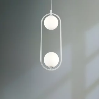 Lampa wisząca Ring  - kolor biały - MOD013PL-02W