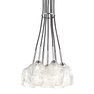 Lampa wisząca Rubin - kolor srebrny - FE/RUBIN/7P